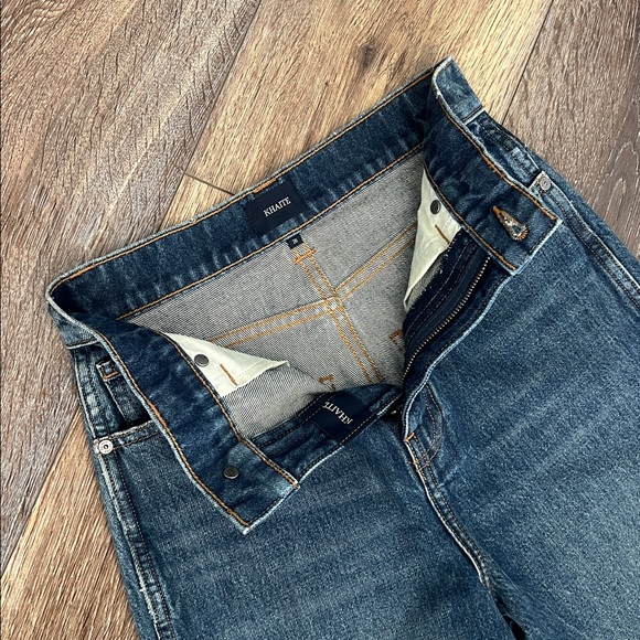 Khaite “Albi” High-Rise Straight Jeans In Med Wash - Picture 11 of 13